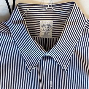 Brooks Brothers Striped Non-Iron Dress Shirt
